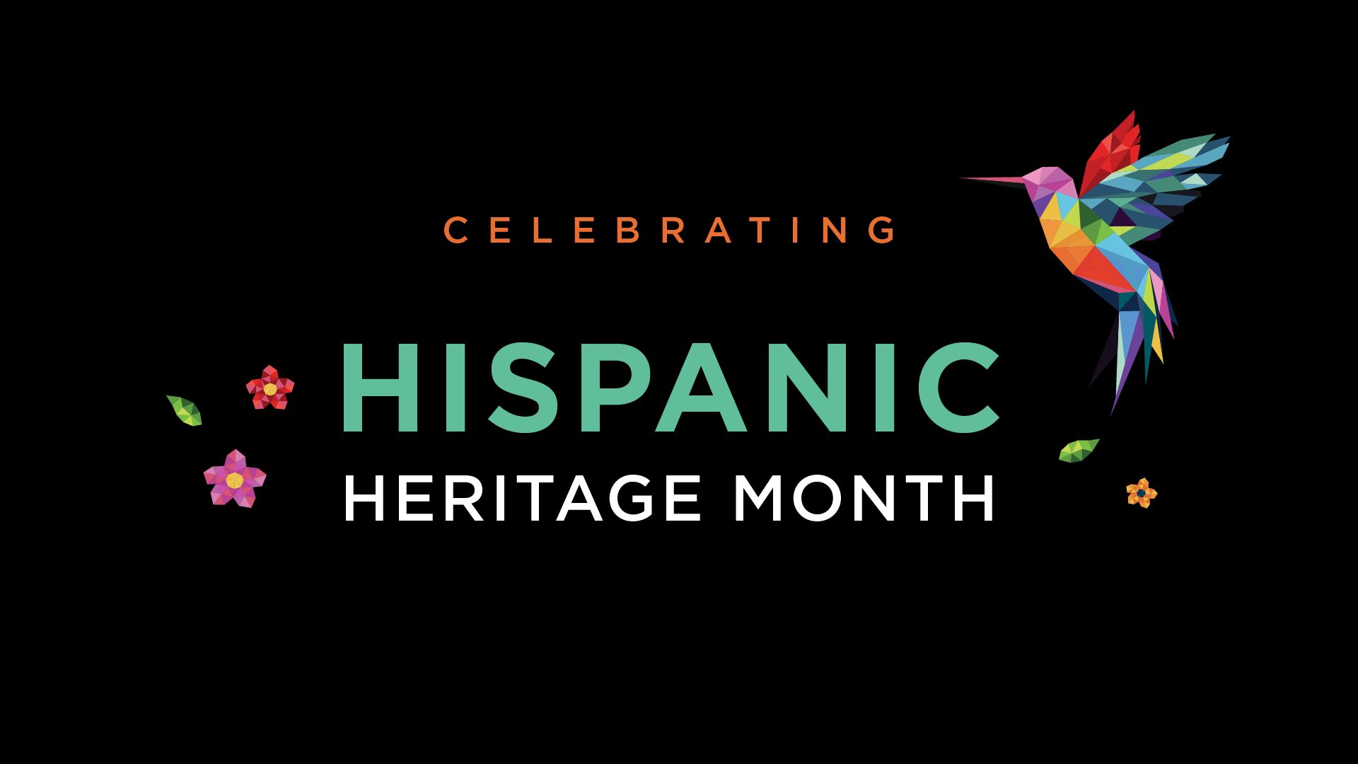 Celebrating Hispanic Heritage Month 2022 Banner. Hosted by Latinos at Tesla Employee Resource Group