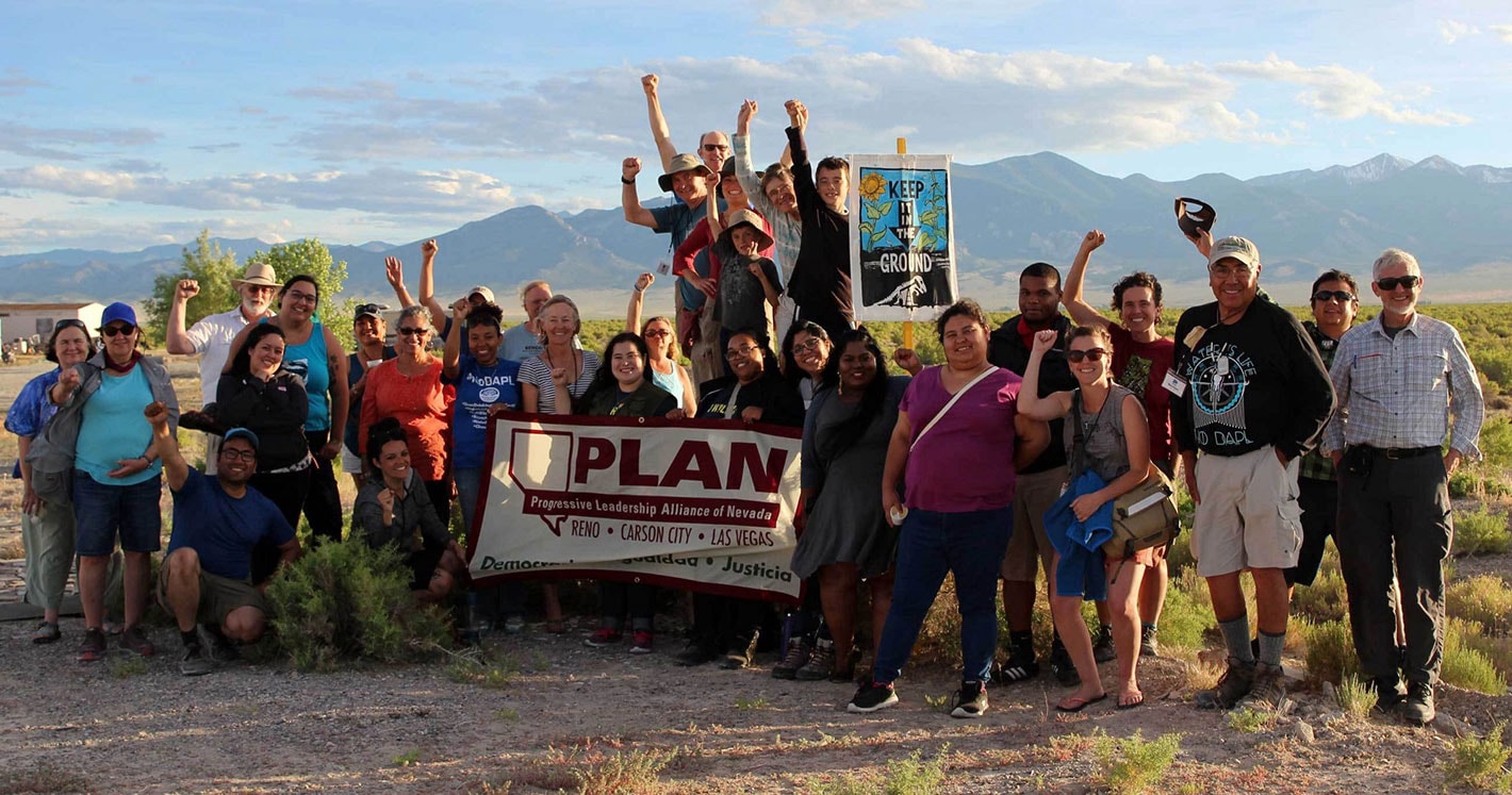 Group photo of the majority of participants of Nevada's First State-wide Water Tour