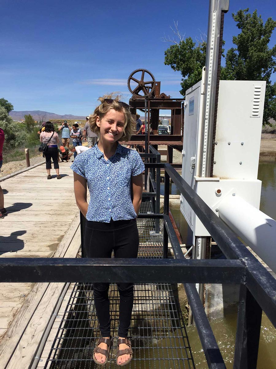 Water Tour Participants and University of Nevada-Reno Student