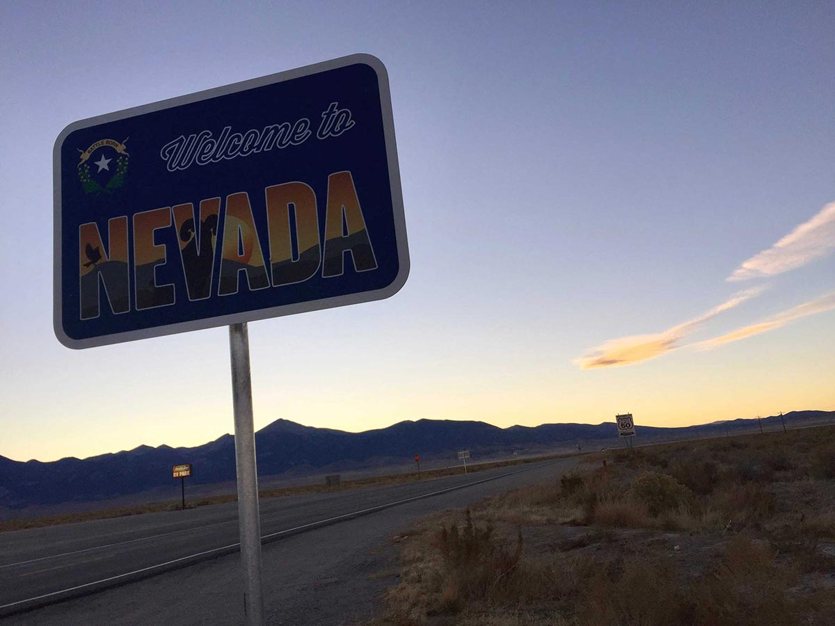 Welcome to Nevada Sign